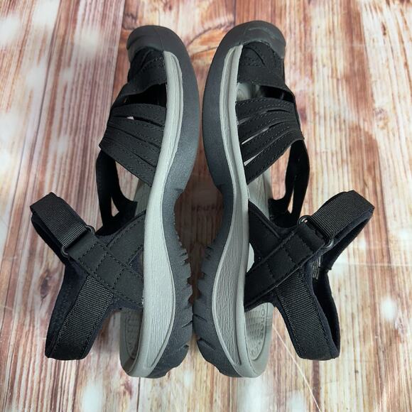 Keen ROSE Womens Size 7 Black Slingback Sandals Closed Toe Shoes Trail Hiking - Picture 6 of 11